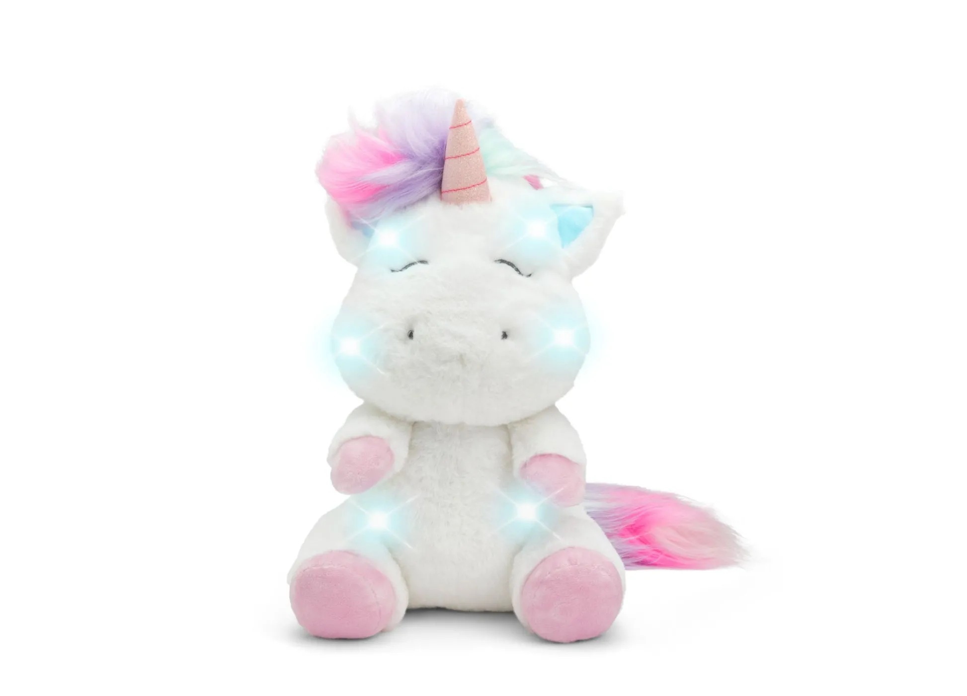Macy's - Supplier Geoffrey's Toy Box 12-inch Interactive Unicorn Plush with LED Lights and Sound* Stuffed Animals|Stuffed Animals & Plush Toys