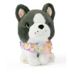 Macy's - Supplier Geoffrey's Toy Box 10-Inch Plush French Bull Dog with Tropical Lei - Grey* Stuffed Animals|Stuffed Animals & Plush Toys