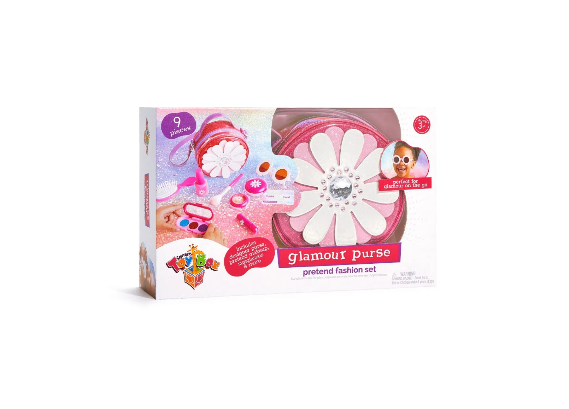 Macy's - Supplier Geoffrey's Toy Box 11-Piece Glamour Purse Pretend Fashion Set for Kids* Dress Up & Accessories|Dress Up