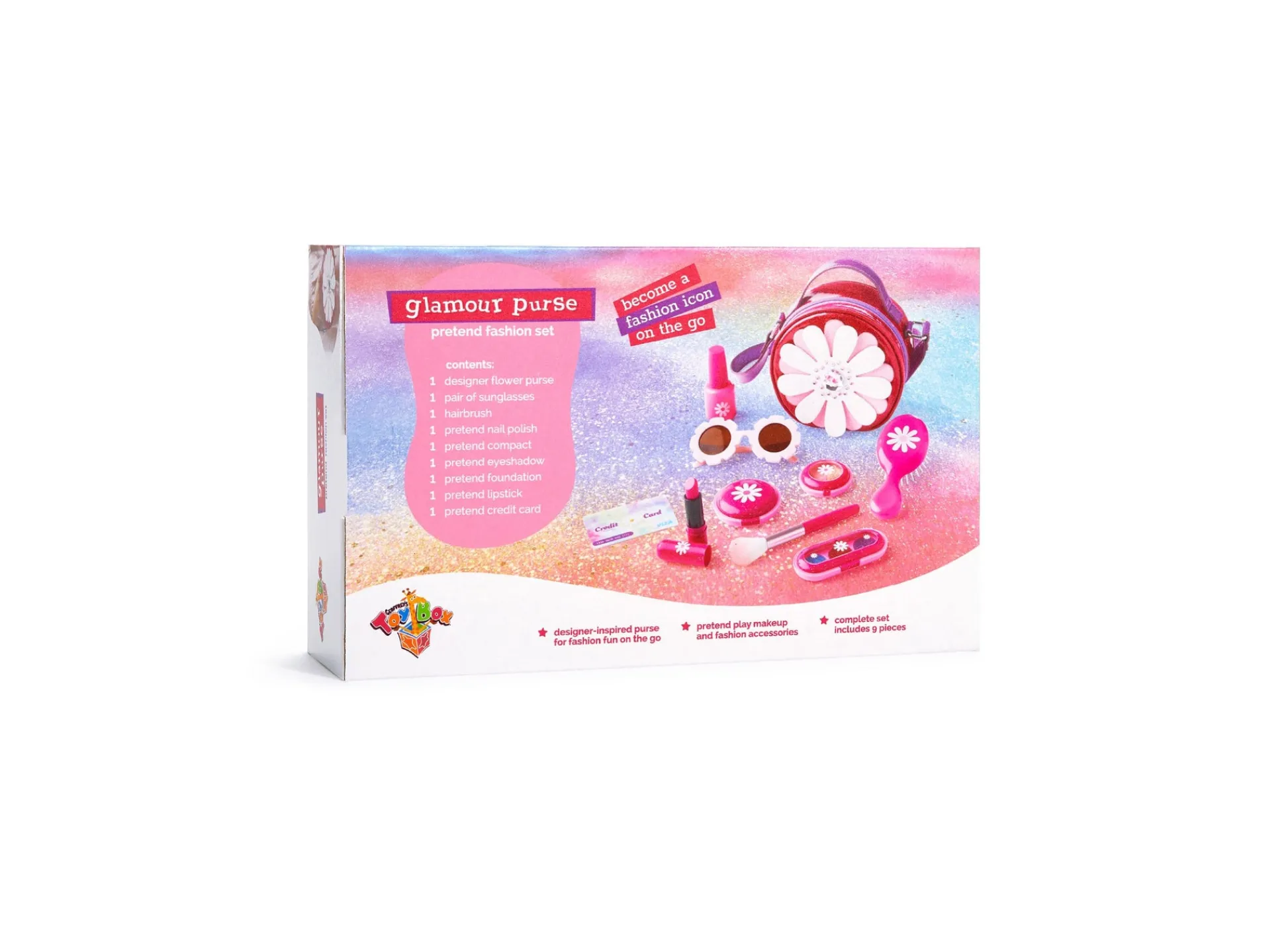 Macy's - Supplier Geoffrey's Toy Box 11-Piece Glamour Purse Pretend Fashion Set for Kids* Dress Up & Accessories|Dress Up