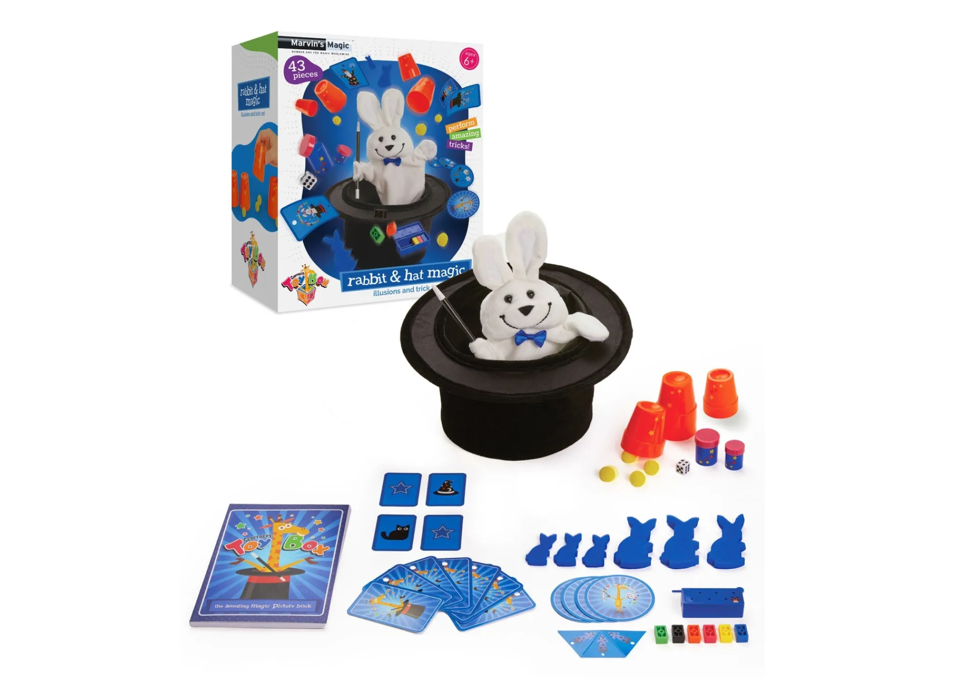 Macy's - Supplier Geoffrey's Toy Box 43-Piece Rabbit & Hat Magic Set for Beginners* Dress Up