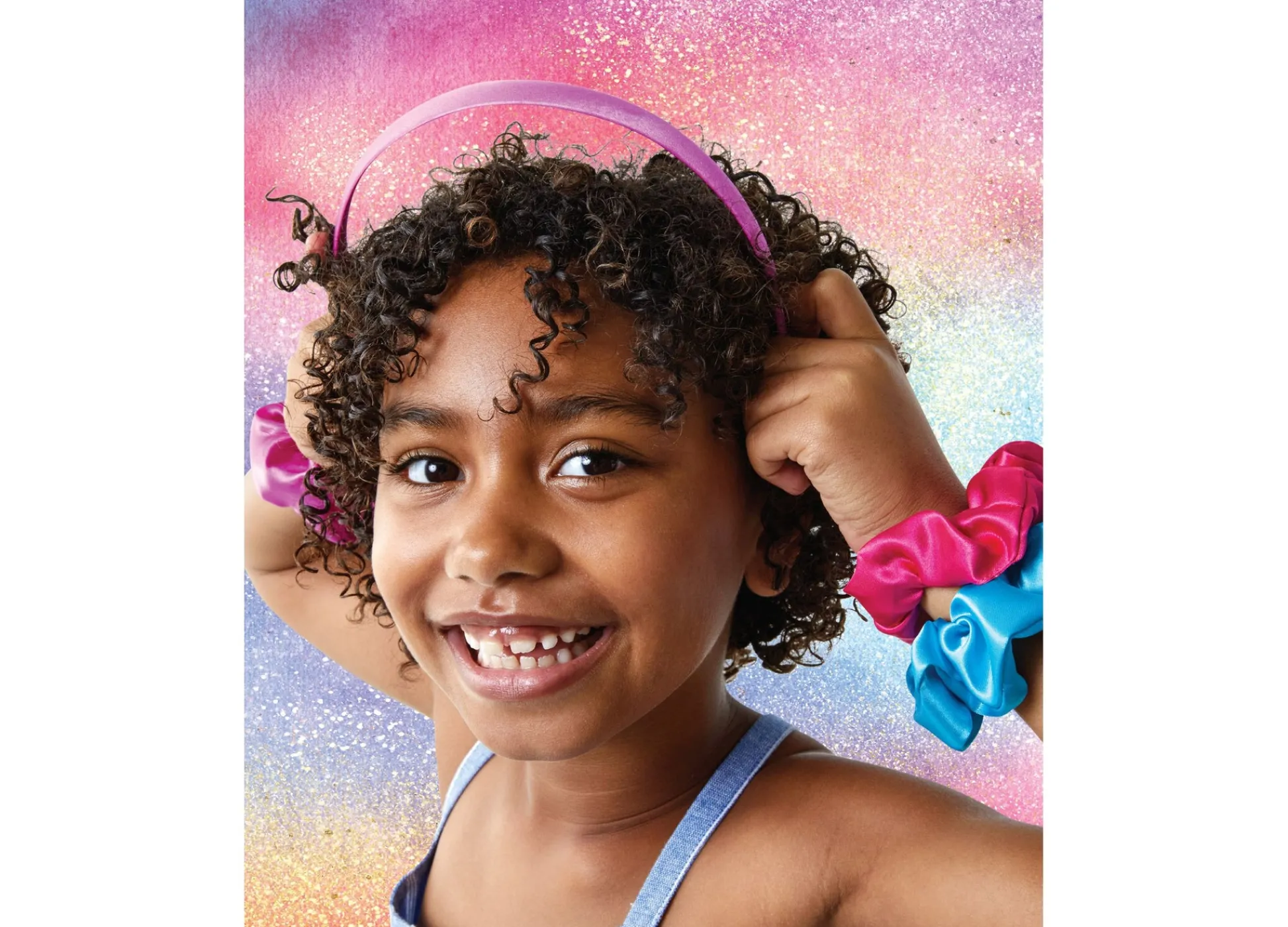 Macy's - Supplier Geoffrey's Toy Box 13-Piece Rainbow Salon Hair Accessory Set for Kids* Dress Up & Accessories|Dress Up