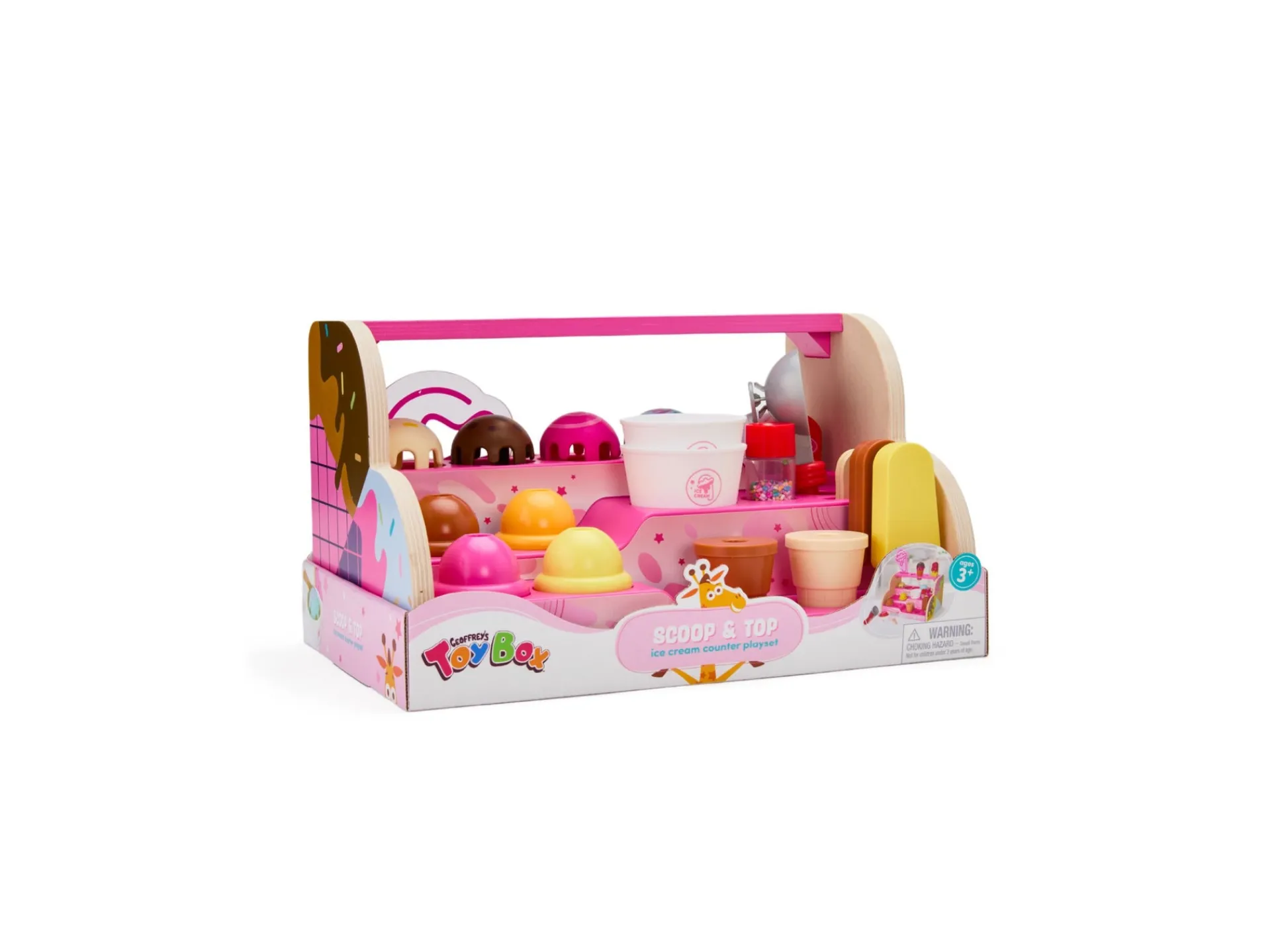 Macy's - Supplier Geoffrey's Toy Box Scoop Top Ice Cream Counter Playset* Kitchens & Play Food|Dress Up