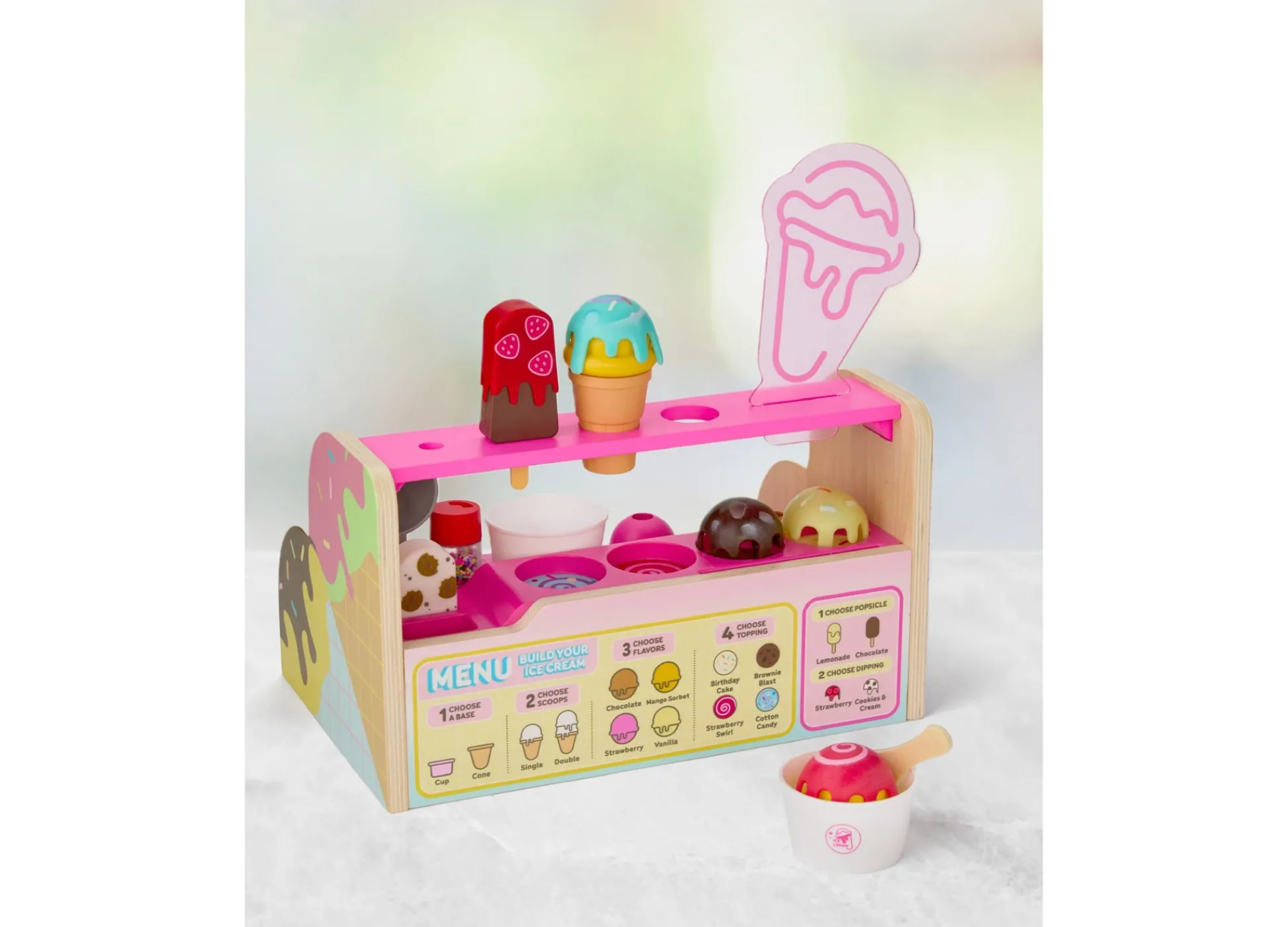 Macy's - Supplier Geoffrey's Toy Box Scoop Top Ice Cream Counter Playset* Kitchens & Play Food|Dress Up
