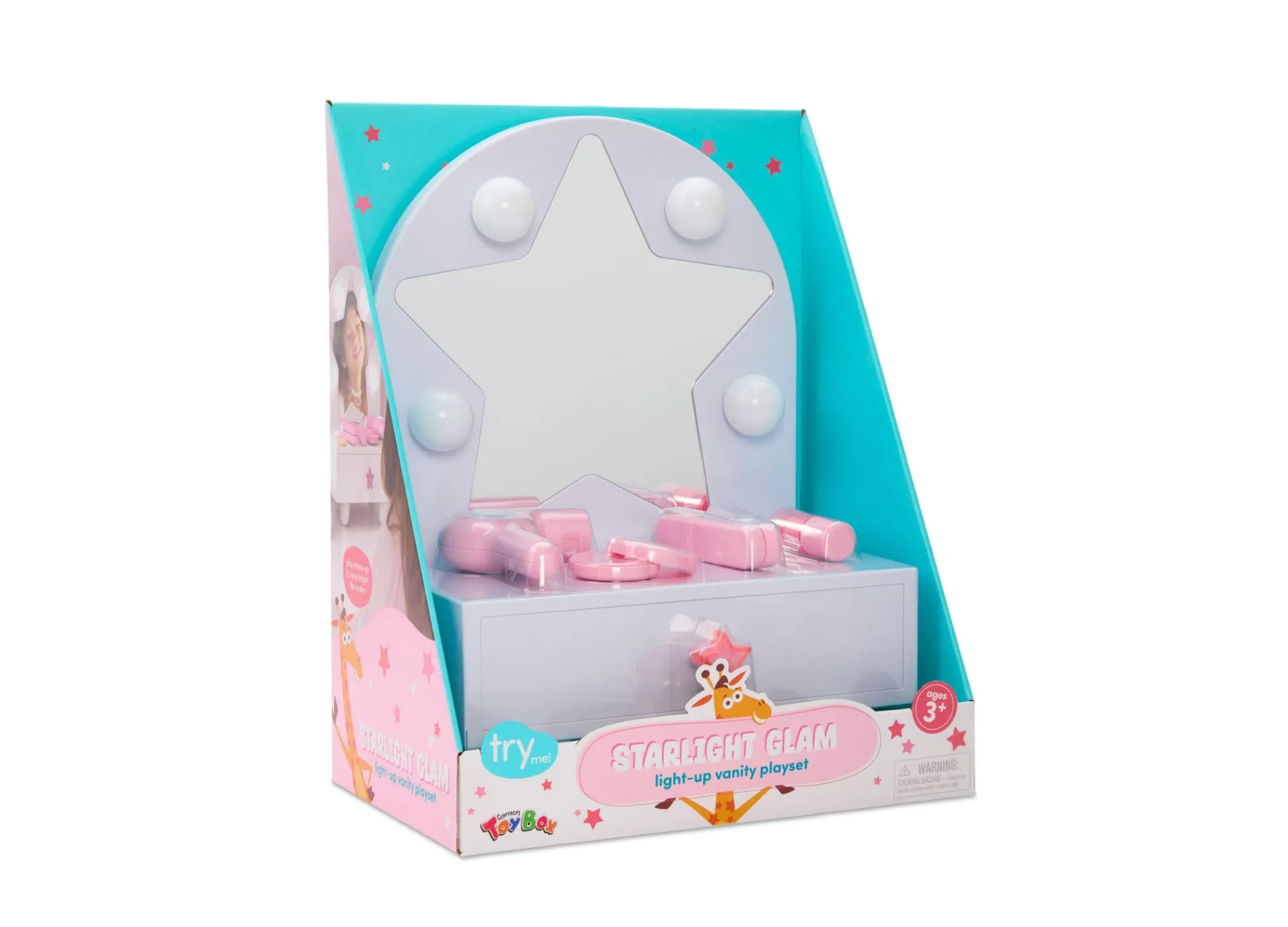 Macy's - Supplier Geoffrey's Toy Box Starlight Glam Light-Up Vanity Playset - Exclusive for Macy's* Dress Up & Accessories|Dress Up