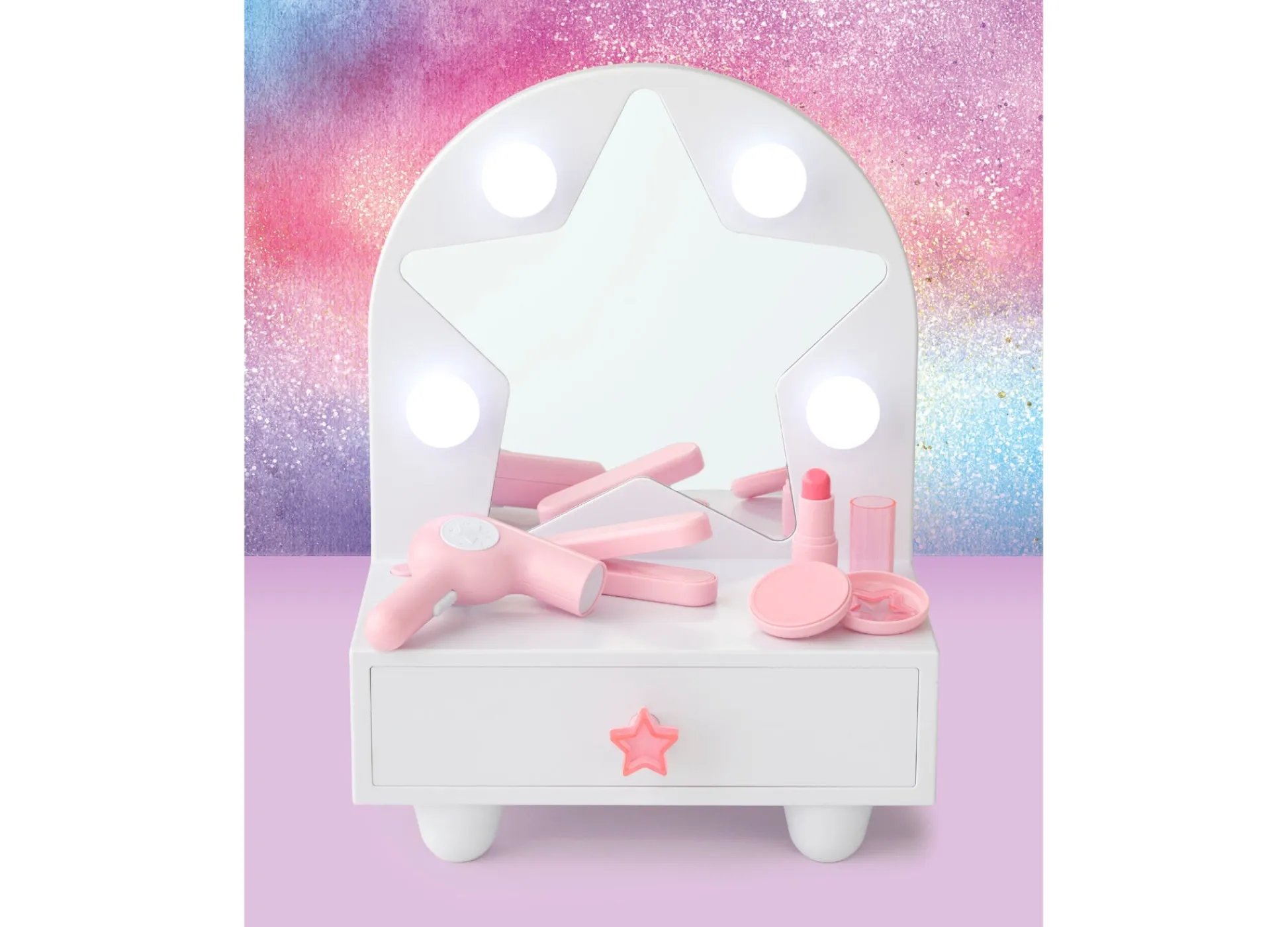 Macy's - Supplier Geoffrey's Toy Box Starlight Glam Light-Up Vanity Playset - Exclusive for Macy's* Dress Up & Accessories|Dress Up