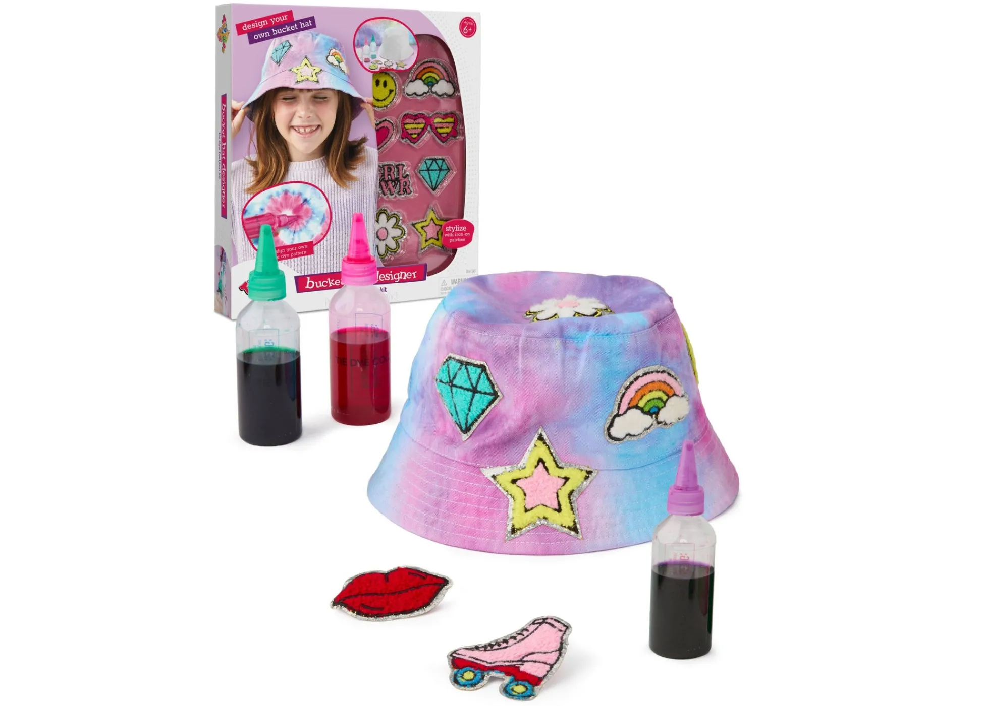 Macy's - Supplier Geoffrey's Toy Box Tie Dye Bucket Hat Creation Kit - Multicolor* Crafts & Activities