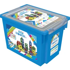 Educators Resource Geomag Geometry Lab Recycled Set - 737 Pieces - Vibrant STEM Learning* Magnetic Tiles & Building Sets