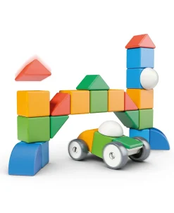 Educators Resource Geomag Magicubes 32-Piece Recycled Shapes Set - STEM Building Blocks* Magnetic Tiles & Building Sets