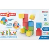 Educators Resource Geomag Magicubes 16-Piece Recycled Magnetic Building Set for Toddlers* Magnetic Tiles & Building Sets