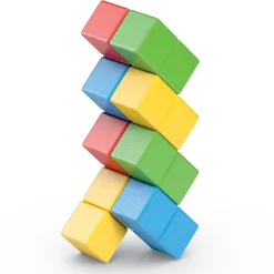 Educators Resource Geomag Magicubes 16-Piece Recycled Magnetic Building Set for Toddlers* Magnetic Tiles & Building Sets