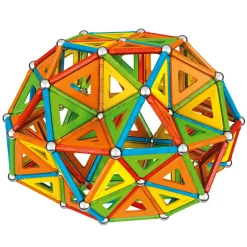 Educators Resource Geomag MASTERBOX Supercolor Recycled Magnetic Building Set - 388 Pieces* Magnetic Tiles & Building Sets