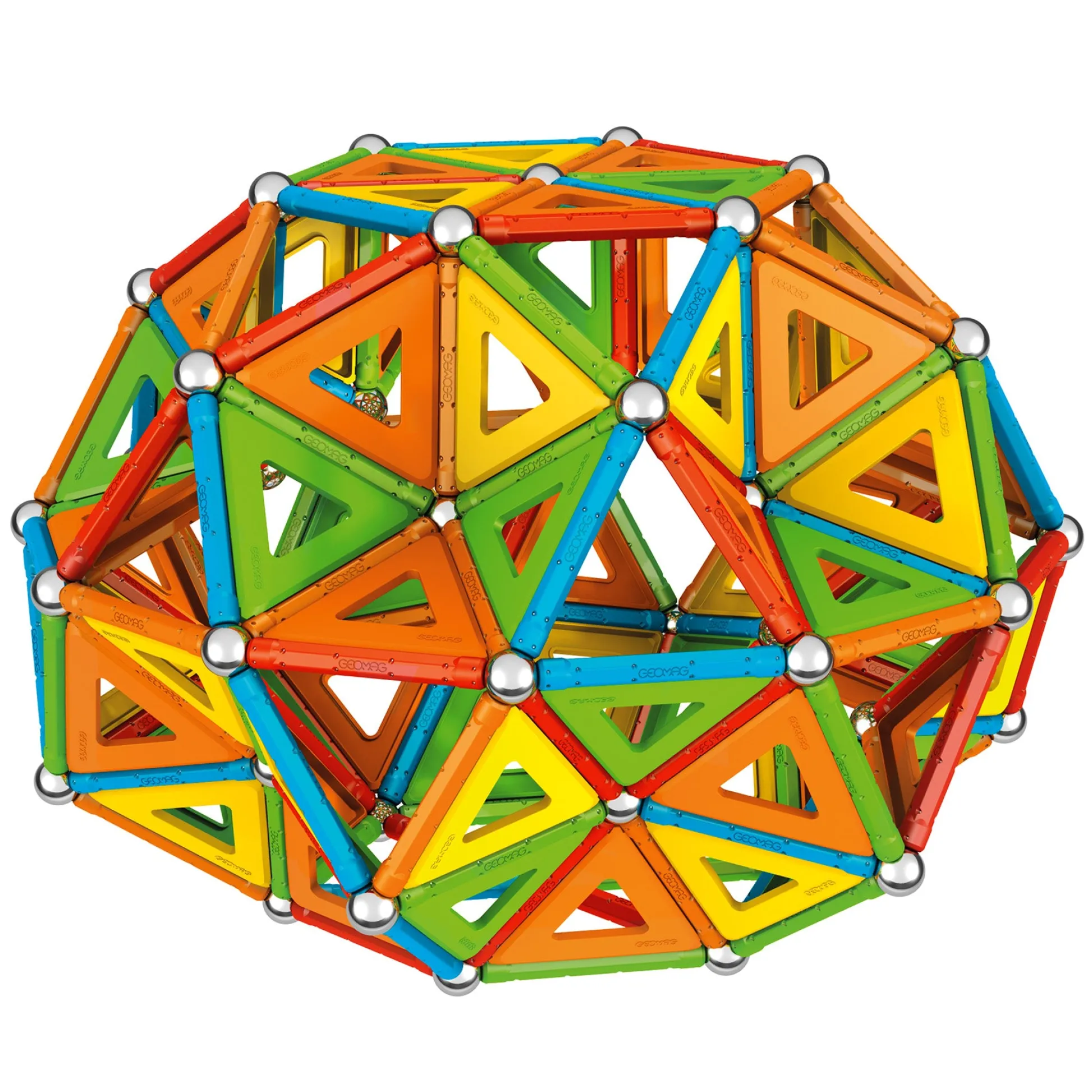 Educators Resource Geomag MASTERBOX Supercolor Recycled Magnetic Building Set - 388 Pieces* Magnetic Tiles & Building Sets
