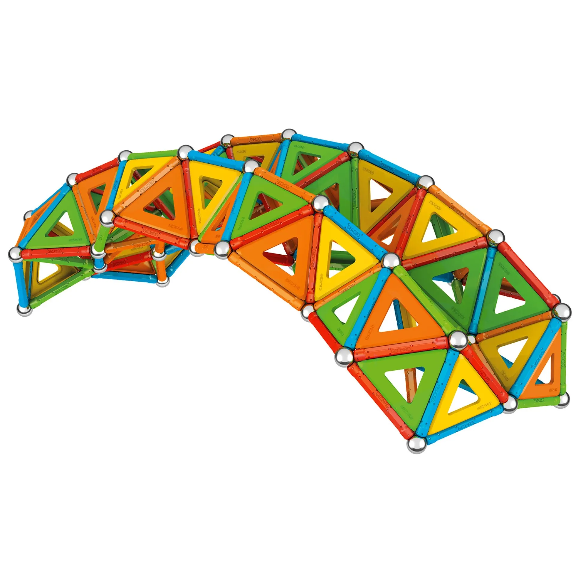 Educators Resource Geomag MASTERBOX Supercolor Recycled Magnetic Building Set - 388 Pieces* Magnetic Tiles & Building Sets