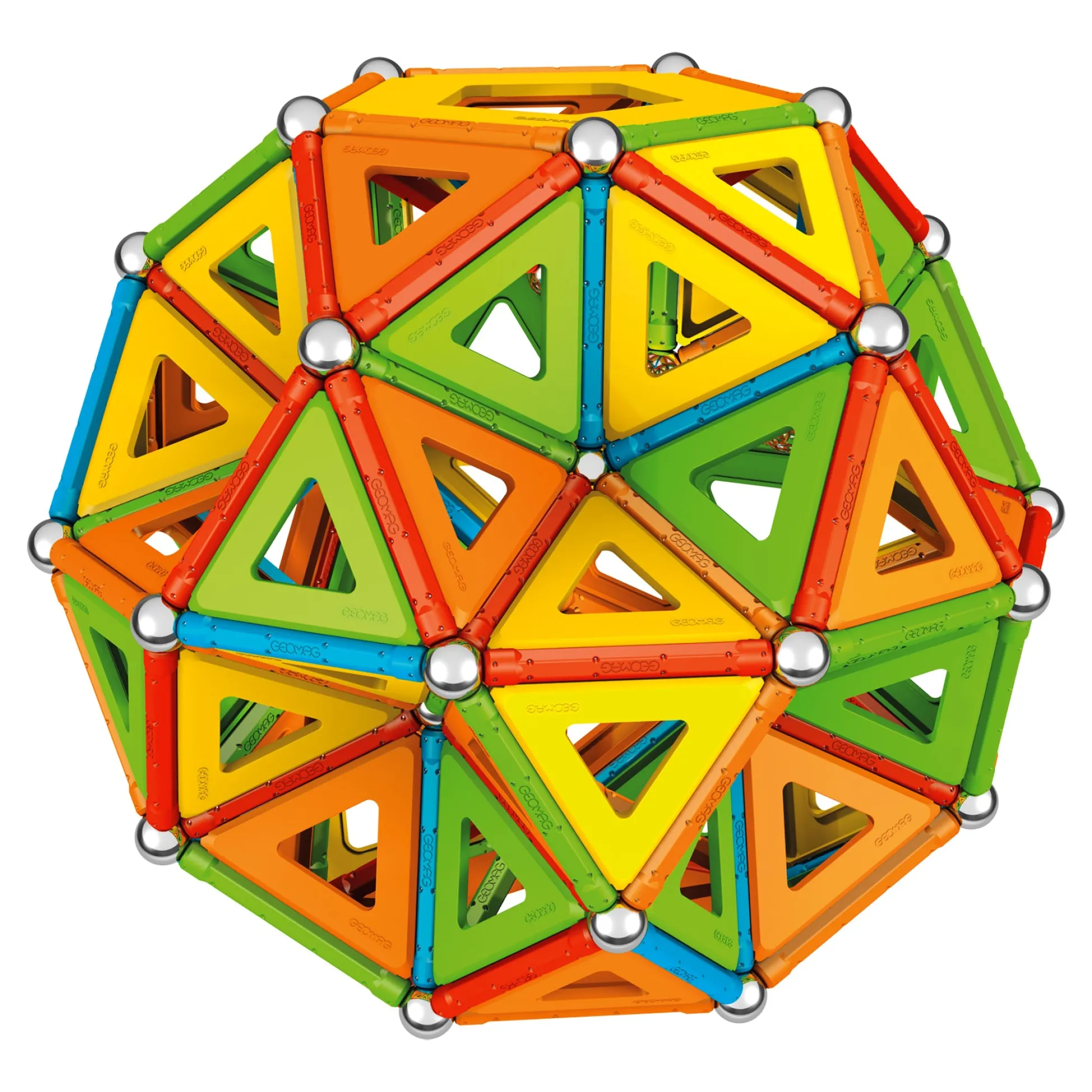 Educators Resource Geomag MASTERBOX Supercolor Recycled Magnetic Building Set - 388 Pieces* Magnetic Tiles & Building Sets