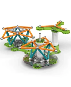 Educators Resource Geomag Mechanics 160-Piece Magnetic Gears Construction Set - Eco-Friendly* Magnetic Tiles & Building Sets