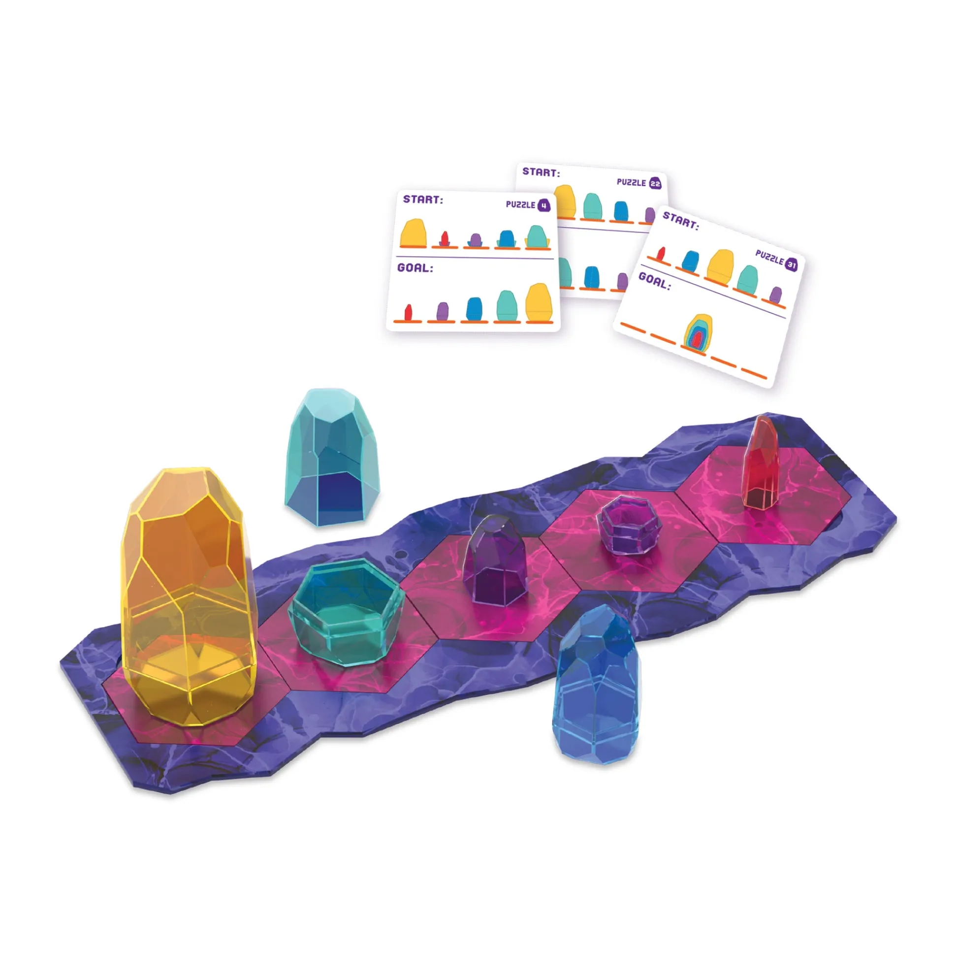 AreYouGame Geonyx Shifting Crystal Solo Logic Puzzle Game* Strategy Games|Puzzles
