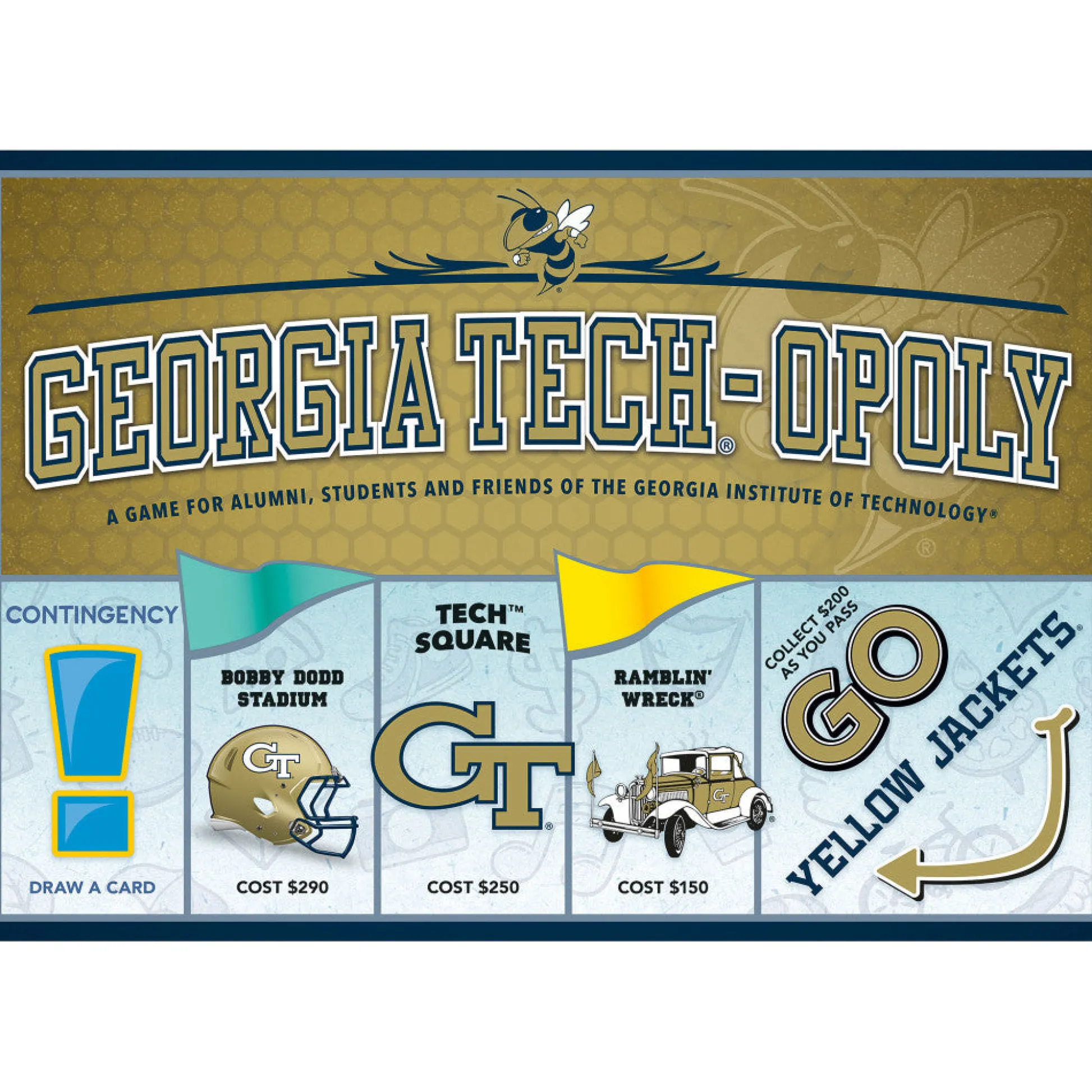 Flat River Group Georgia Tech-Opoly Themed Monopoly-Style Board Game* Role-Playing Games|Board Games
