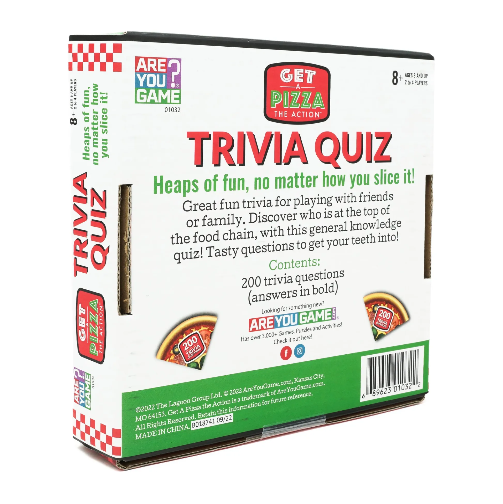 AreYouGame Get a Pizza the Action Trivia Quiz Game* Family & Entertainments Games|Social & Emotional Skills