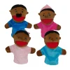 Educators Resource Get Ready Kids African American Family Puppet Set, 4 Pieces* Puppets & Puppet Theaters|Dress Up