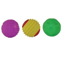 Educators Resource Get Ready Kids Multicolored Tactile Squeak Balls - Set of 6* Developmental Toys