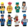 Educators Resource Get Ready Kids Multicultural Community Helper Figures - Set of 8* Preschool Figures & Playsets|Social & Emotional Skills