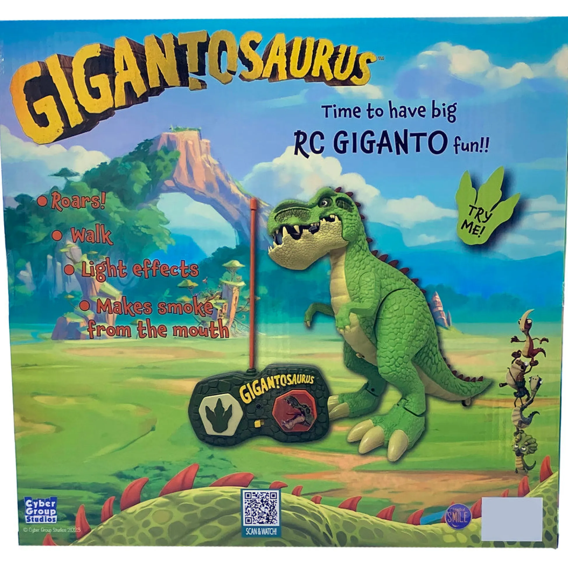 Flat River Group Gigantosaurus: RC Giganto - Green Dinosaur Action Figure* Action Figures