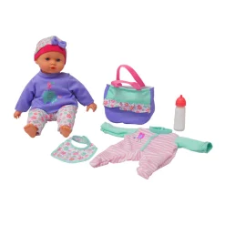 Flat River Group Gi-Go 14 inch Baby Keepsake Gift Set with Magic Milk Bottle* Baby Dolls|Stuffed Animals & Plush Toys