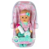 Calendar Holdings, LLC Gi-Go Toys 16 Inch Baby Doll with Plush Bear and Carrier Seat* Baby Dolls|Stuffed Animals & Plush Toys
