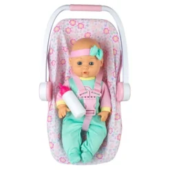 Calendar Holdings, LLC Gi-Go Toys 16 Inch Baby Doll with Plush Bear and Carrier Seat* Baby Dolls|Stuffed Animals & Plush Toys