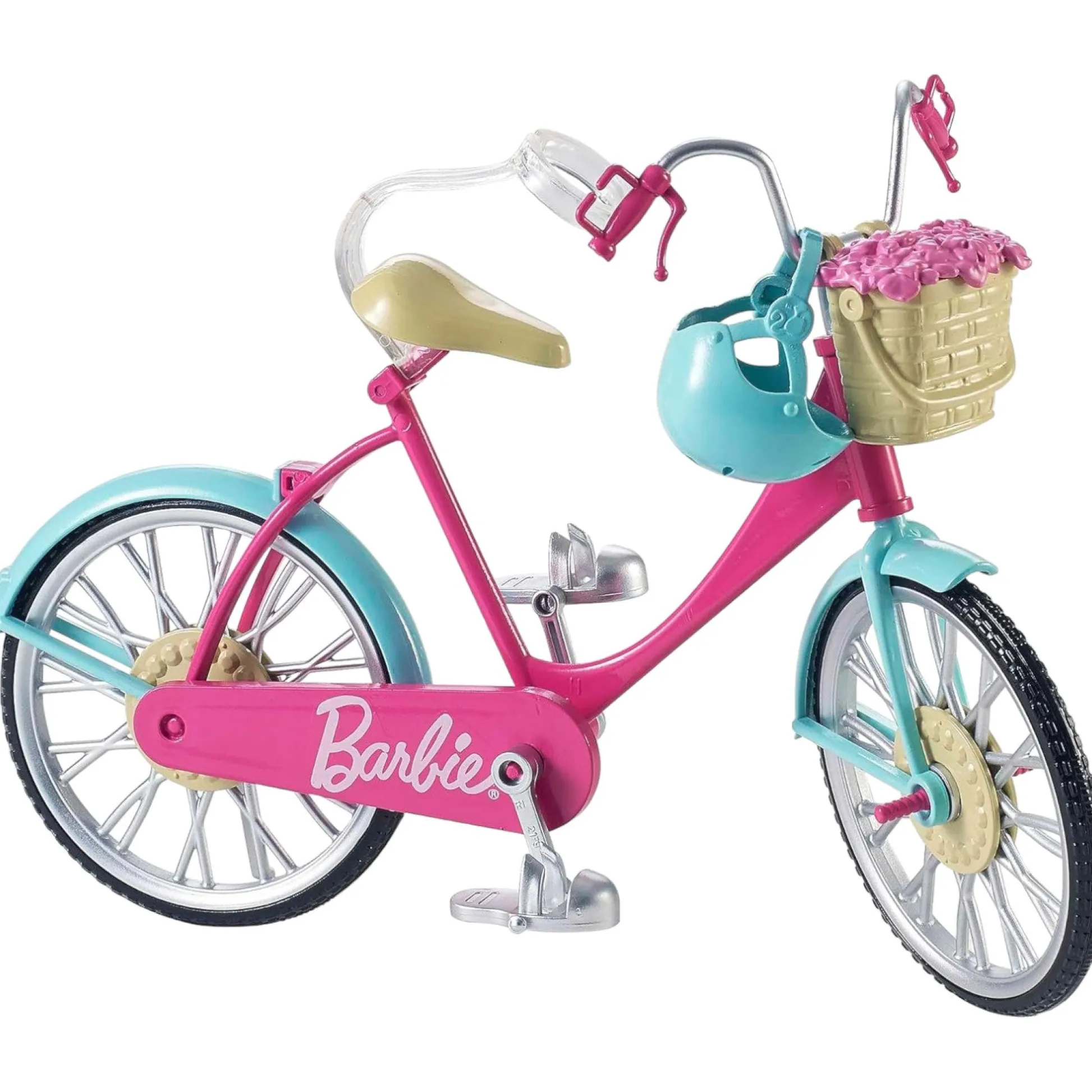 Calendar Holdings, LLC Girls Barbie Dream Adventure Safety Bike with Helmet and Basket* Ride-Ons