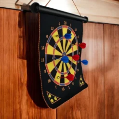 Calendar Holdings, LLC Go! Games Deluxe Magnetic Dart Board Set | 15 Inch | Family Safe Darts* Family & Entertainments Games