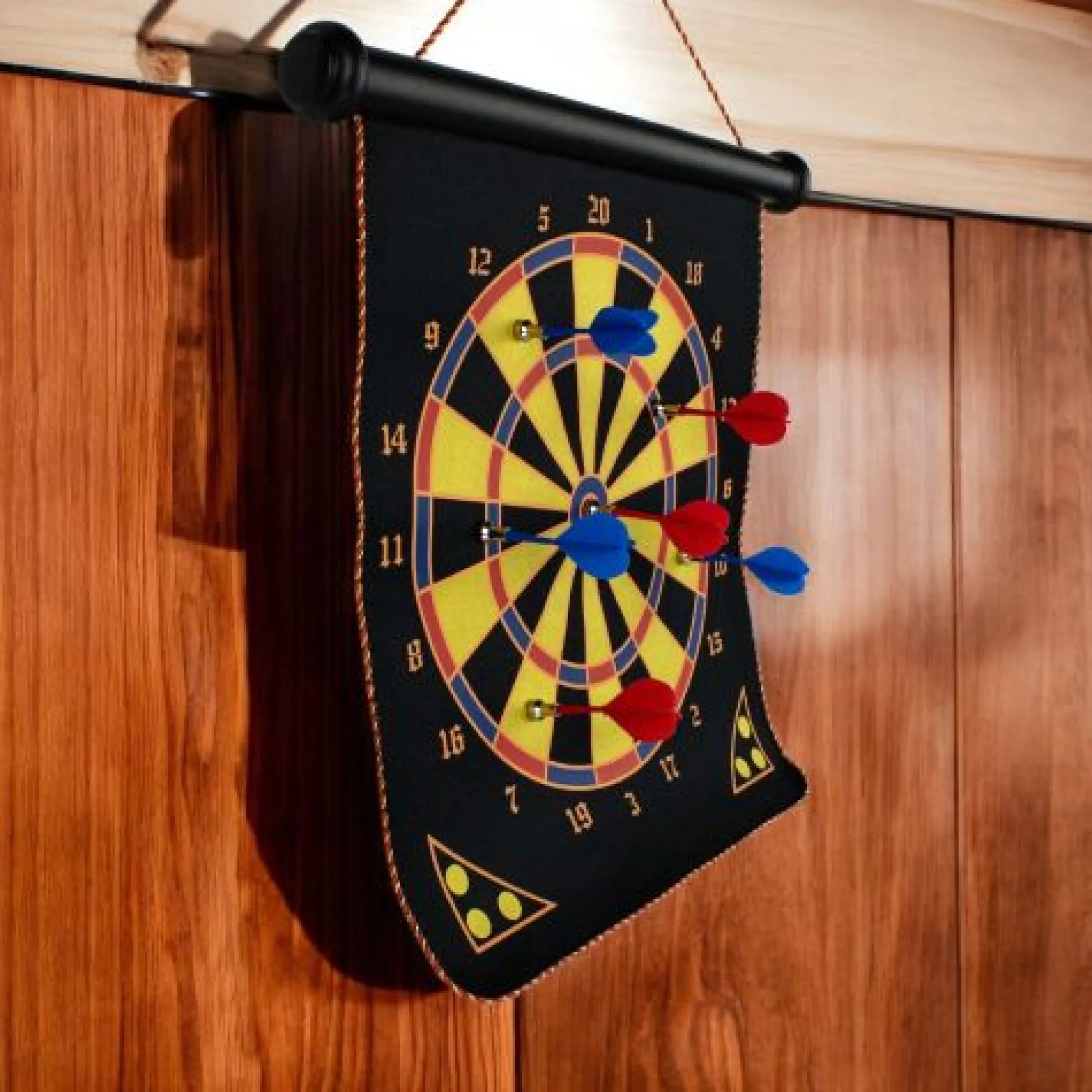 Calendar Holdings, LLC Go! Games Deluxe Magnetic Dart Board Set | 15 Inch | Family Safe Darts* Family & Entertainments Games