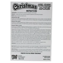 Calendar Holdings, LLC Go! Games Ultimate Christmas Trivia & More Game* Family & Entertainments Games