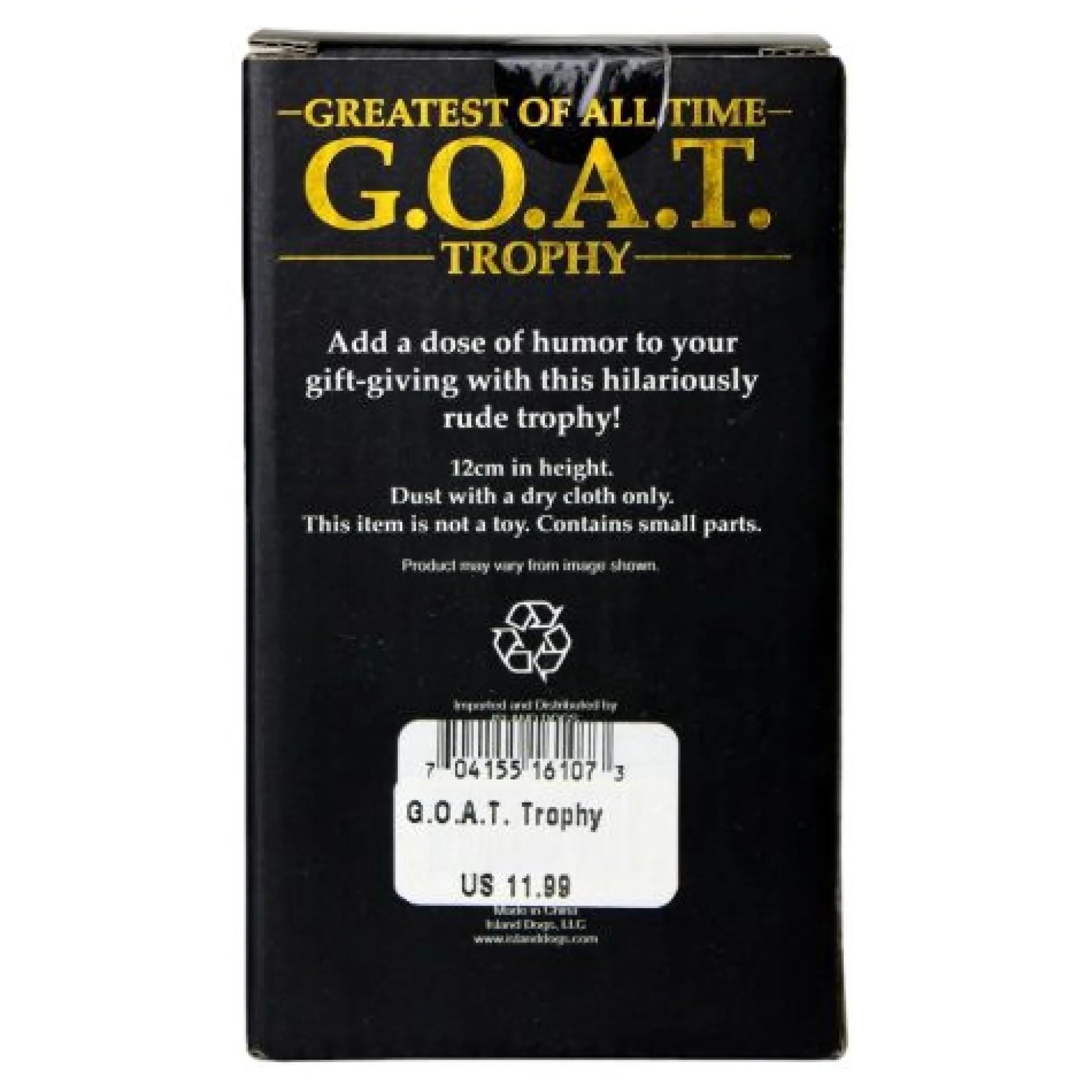 Calendar Holdings, LLC G.O.A.T. Trophy: Ultimate Gold-Plated Award* Model Cars
