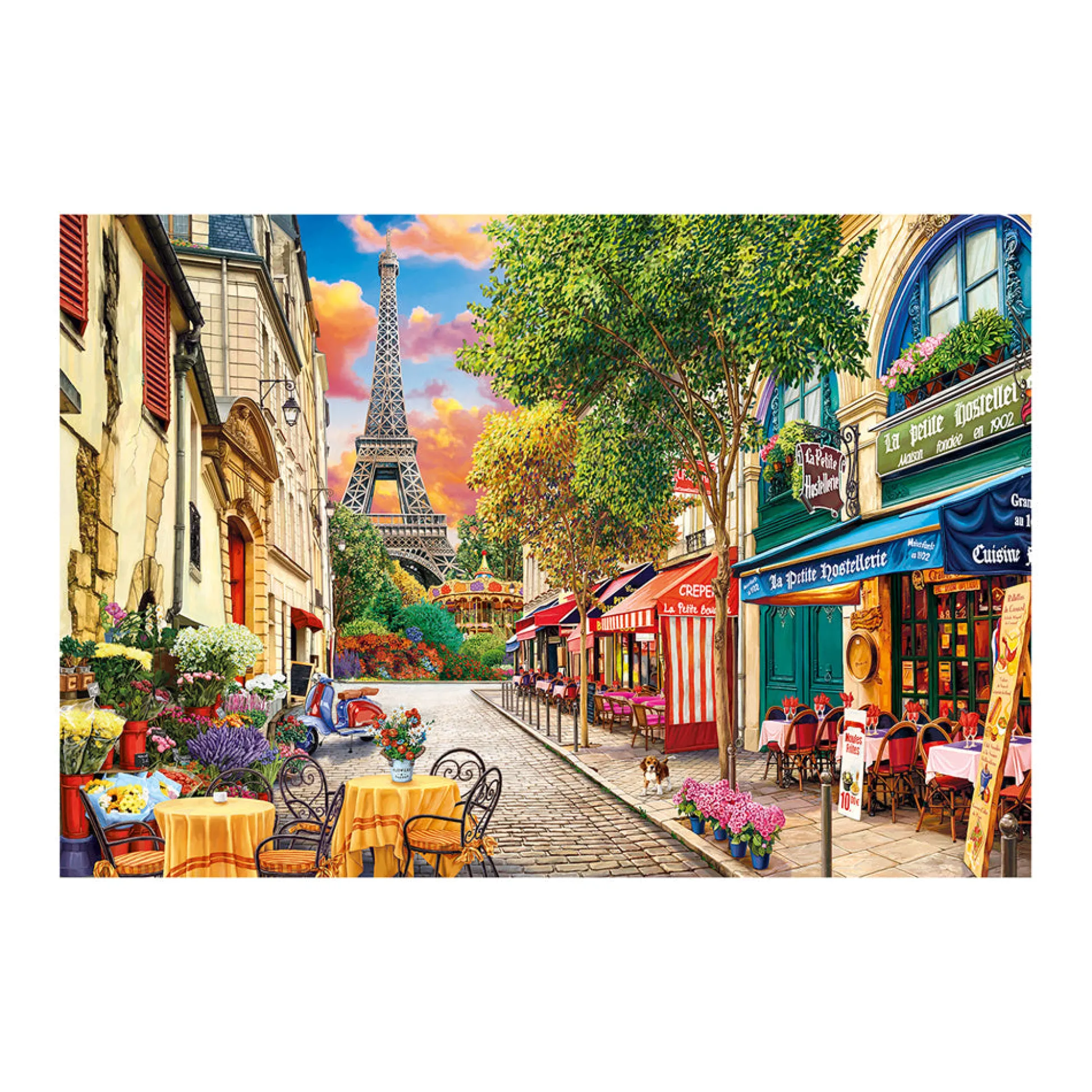 AreYouGame Goliath Small Street in Paris Jigsaw Puzzle - 1000 pc* Puzzles