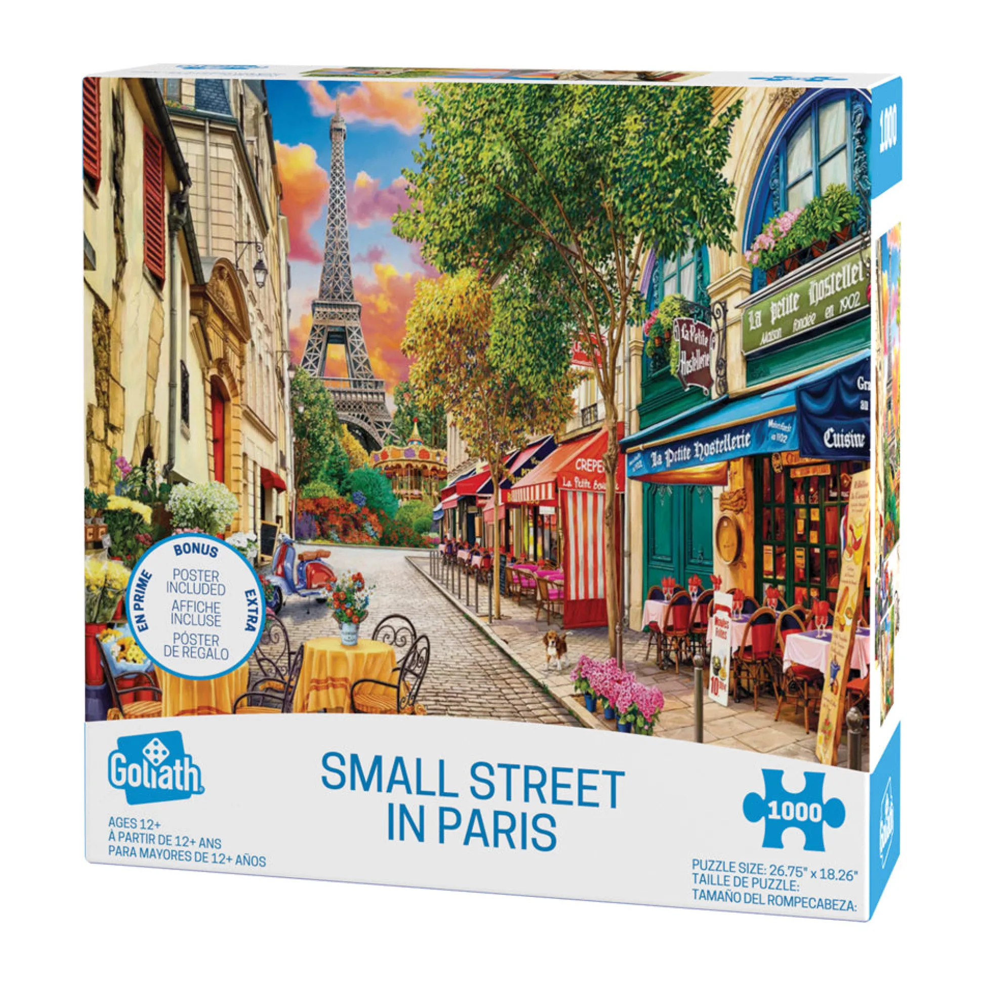 AreYouGame Goliath Small Street in Paris Jigsaw Puzzle - 1000 pc* Puzzles