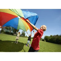 Educators Resource GONGE 20' Multi-Size Outdoor Play Parachute for Physical Education and Group Games* Activities & Games