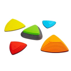 Educators Resource GONGE Bounce & Play River Stone Set, Coordination Training Stones, Set of 5* Activities & Games