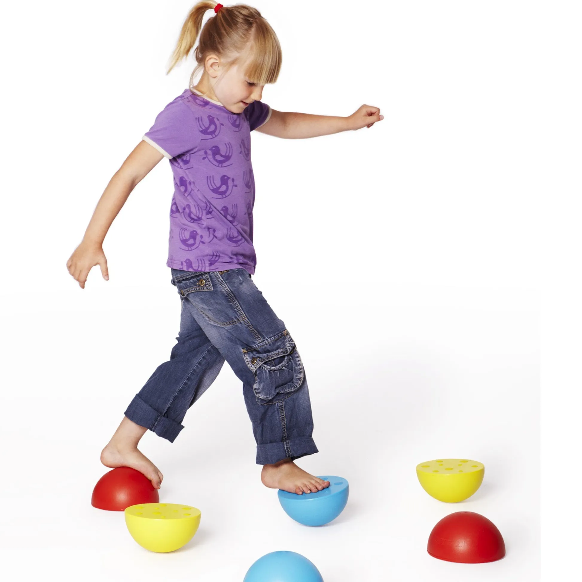 Educators Resource GONGE Colorful Balance Hemispheres, Set of 6* Preschool Education Toys & Activities