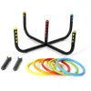 Educators Resource GONGE Colorful Ring Toss Game with 6 Rings for Backyard Fun* Activities & Games