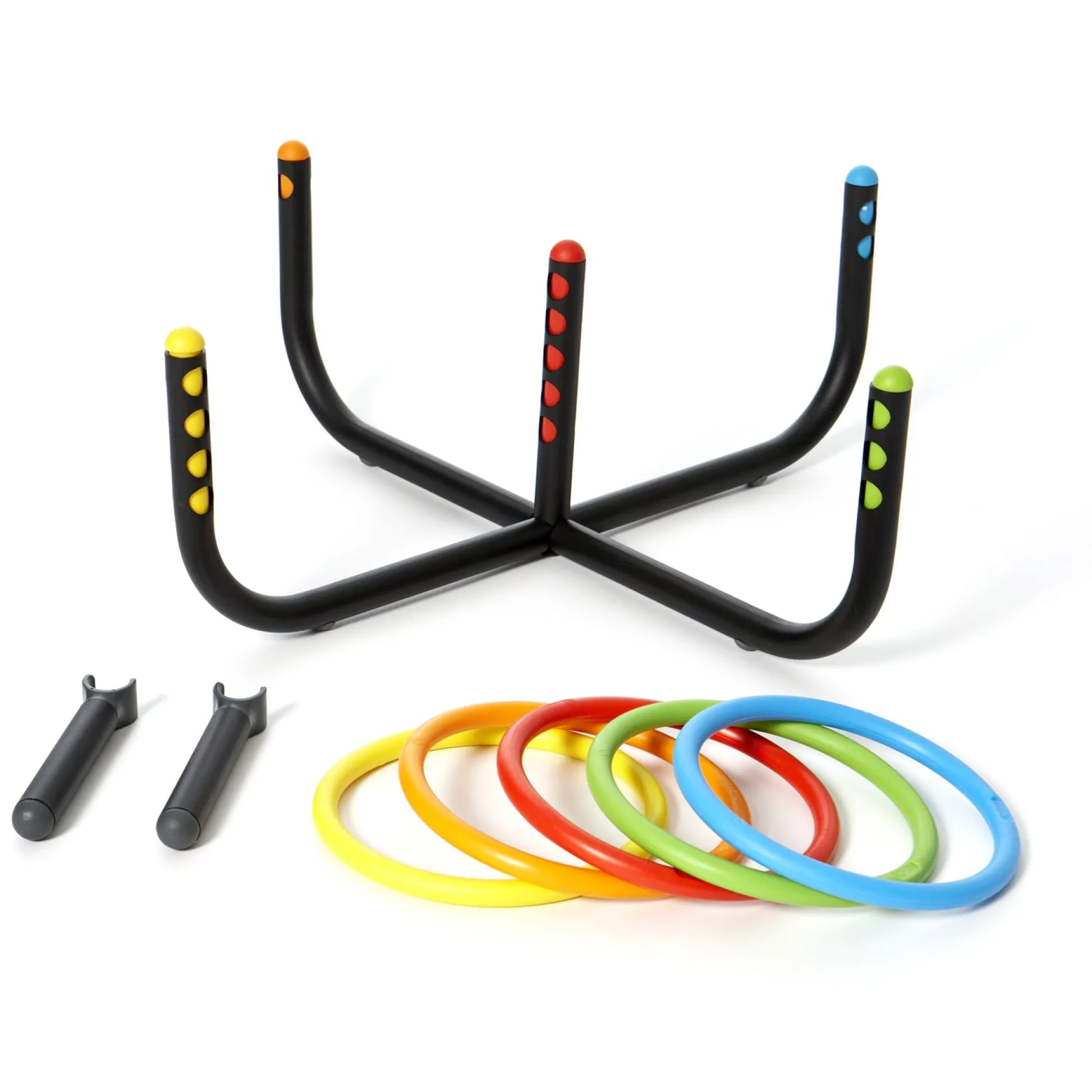 Educators Resource GONGE Colorful Ring Toss Game with 6 Rings for Backyard Fun* Activities & Games