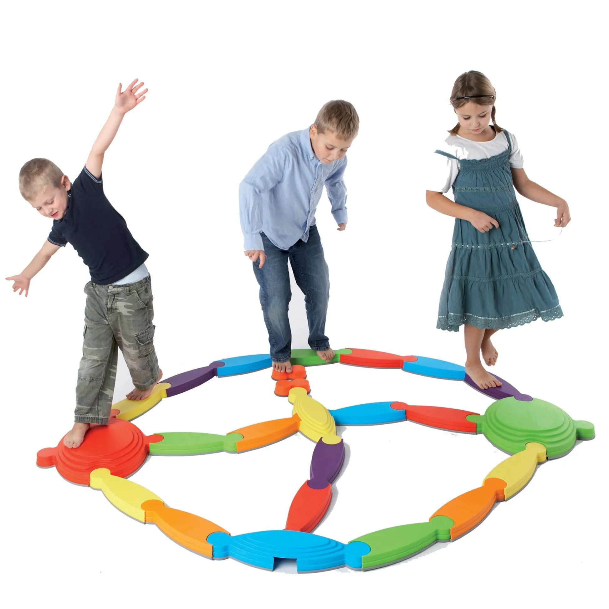 Educators Resource GONGE Island Adventure Balance Set of 2, Red and Green* Preschool Vehicles|Preschool Education Toys & Activities