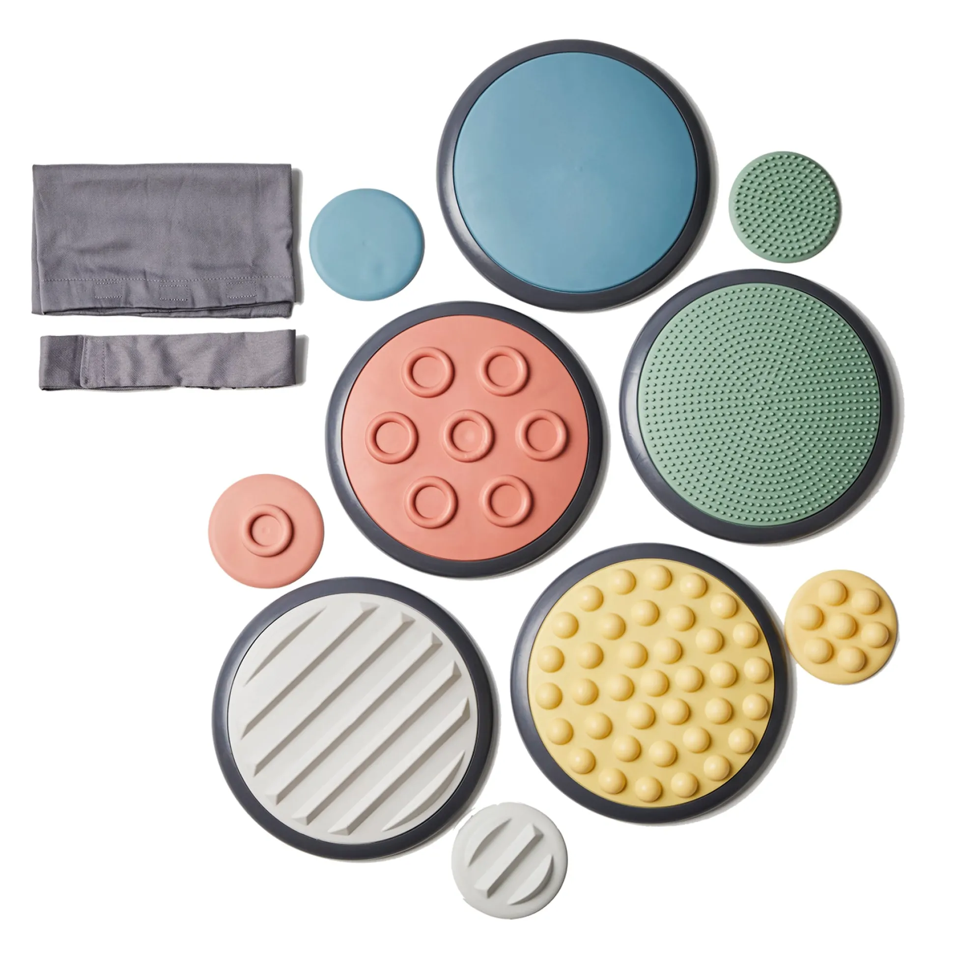 Educators Resource GONGE Tactile Discs Nordic - Sensory Development Rubber Game Set* Preschool Education Toys & Activities