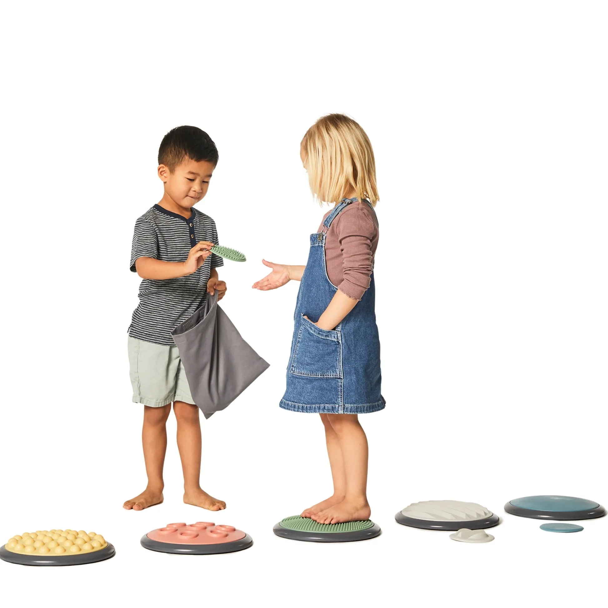 Educators Resource GONGE Tactile Discs Nordic - Sensory Development Rubber Game Set* Preschool Education Toys & Activities