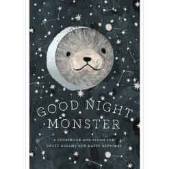 Educators Resource Goodnight Monster Book and Plush Toy 2-Piece Set*Kids Stuffed Animals|Kids Books