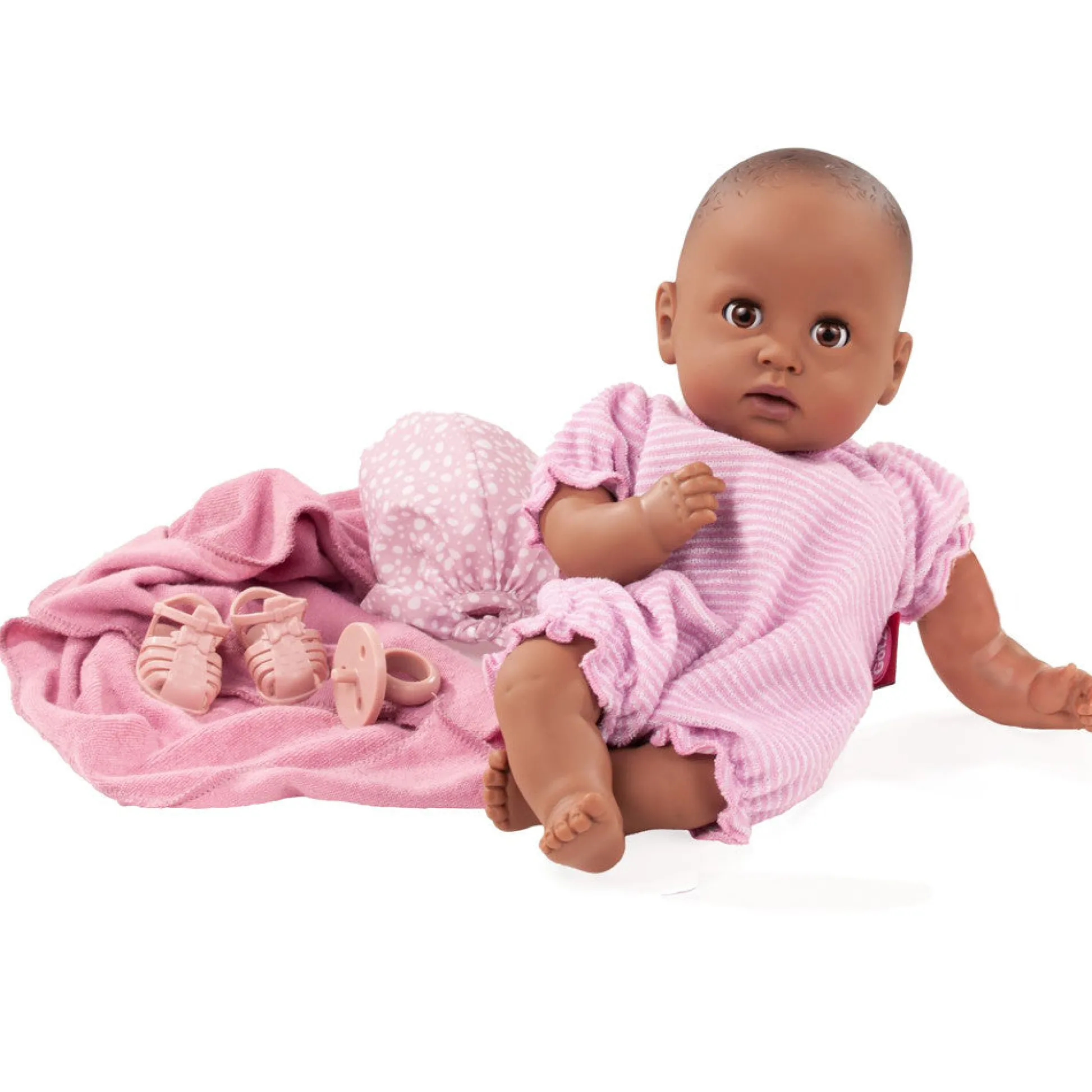 Flat River Group Gotz Cosy Aquini 13 in - Brown Sleeping Eyes* Baby Dolls|Stuffed Animals & Plush Toys