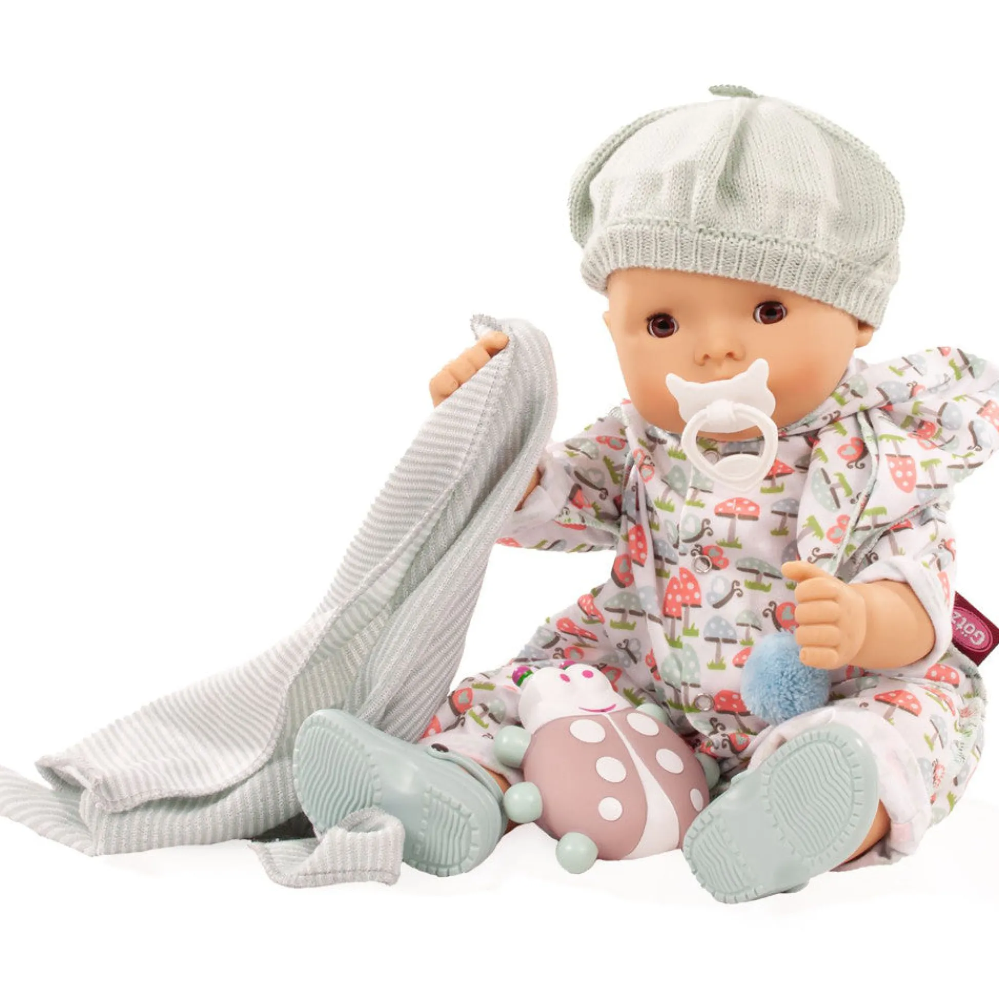 Flat River Group Gotz Maxy Aquini 16.5 inch - Lucky Mushroom Bath Baby Doll with Sleeping Eyes* Baby Dolls|Stuffed Animals & Plush Toys