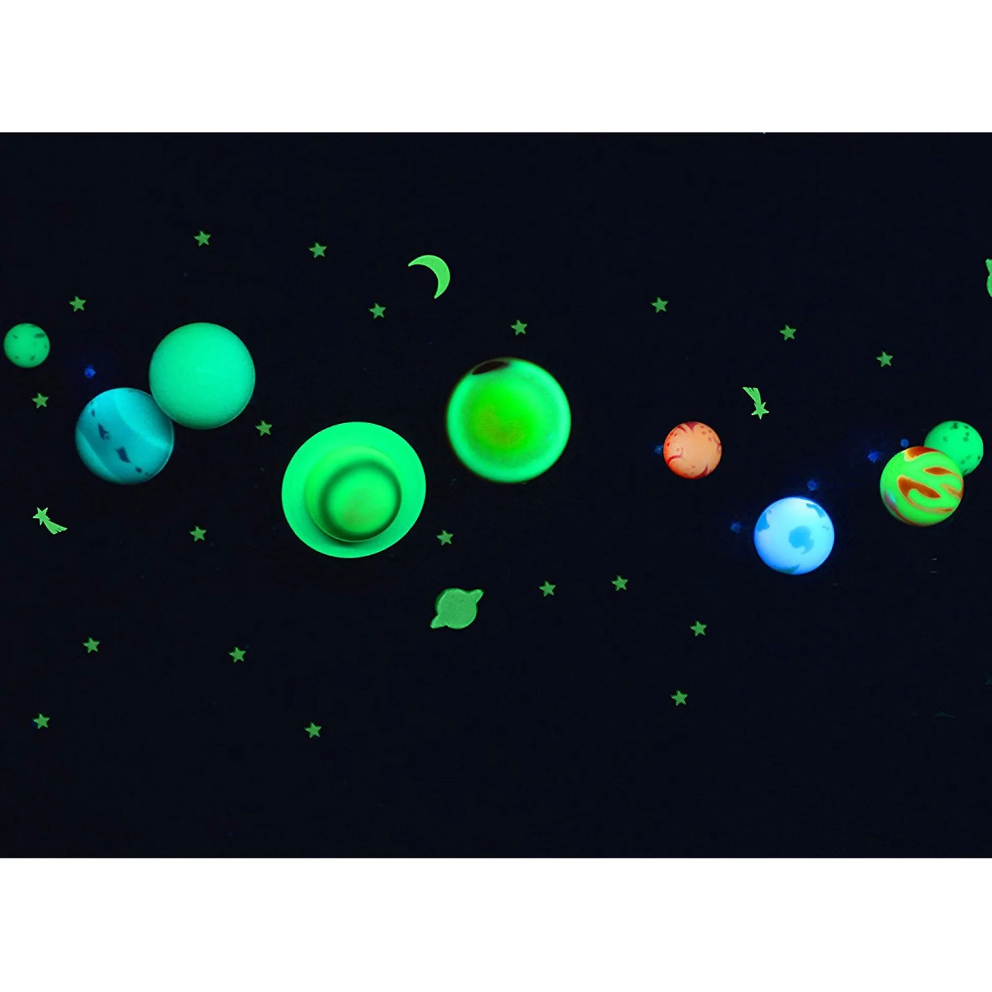 Educators Resource Great Explorations 3-D Glowing Solar System Kit* Science & Discovery