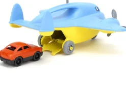 The Distribution Solutions Green Toys Eco-Friendly Blue Cargo Plane with Mini Car - Toddler Play Vehicle* Preschool Education Toys & Activities|Preschool Vehicles